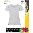 Fruit of the Loom VALUEWEIGHT HEATHERGREY női póló - 165g/m2