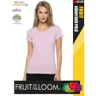 Fruit of the Loom VALUEWEIGHT LIGHTPINK pamut női póló - 165g/m2