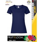 Fruit of the Loom VALUEWEIGHT NAVY női pamut póló - 165g/m2