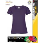 Fruit of the Loom VALUEWEIGHT PURPLE női pamut póló - 165g/m2
