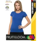 Fruit of the Loom VALUEWEIGHT ROYALBLUE pamut női póló - 165g/m2