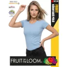 Fruit of the Loom VALUEWEIGHT SKYBLUE pamut női póló - 165g/m2