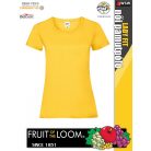 Fruit of the Loom VALUEWEIGHT SUNFLOWER női pamut póló - 165g/m2