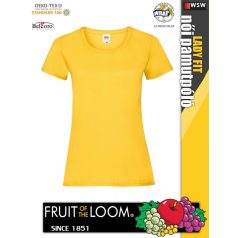   Fruit of the Loom VALUEWEIGHT SUNFLOWER női pamut póló - 165g/m2