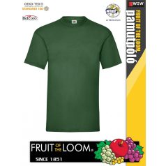   Fruit of the Loom ICONIC 195 BOTTLEGREEN finompamut férfi póló - 195g/m2