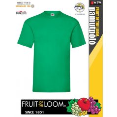   Fruit of the Loom ICONIC 195 KELLYGREEN finompamut férfi póló - 195g/m2