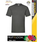 Fruit of the Loom ICONIC 195 LIGHTGRAPHITE finompamut férfi póló - 195g/m2