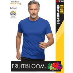   Fruit of the Loom ICONIC 150 COBALTBLUE finompamut férfi póló - 150g/m2