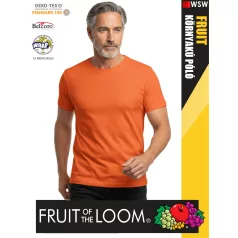   Fruit of the Loom ICONIC 150 FLAME finompamut férfi póló - 150g/m2