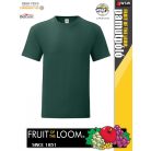 Fruit of the Loom ICONIC 150 FORESTGREEN finompamut férfi póló - 150g/m2