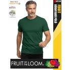 Fruit of the Loom ICONIC 150 FORESTGREEN finompamut férfi póló - 150g/m2