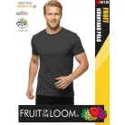 Fruit of the Loom ICONIC 150 LIGHTGRAPHITE finompamut férfi póló - 150g/m2