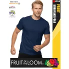 Fruit of the Loom ICONIC 150 NAVY finompamut férfi póló - 150g/m2