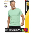 Fruit of the Loom ICONIC 150 NEONMINT finompamut férfi póló - 150g/m2