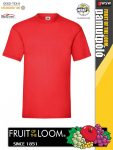   Fruit of the Loom ICONIC 150 RED finompamut férfi póló - 150g/m2