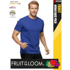   Fruit of the Loom ICONIC 150 ROYALBLUE finompamut férfi póló - 150g/m2