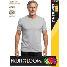   Fruit of the Loom ICONIC 150 ZINC finompamut férfi póló - 150g/m2