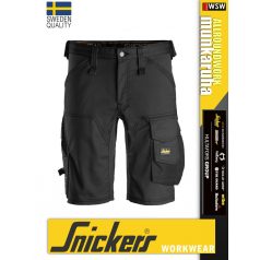   Snickers ALLROUNDWORK BLACK strech slim fit prémium rövidnadrág - munkaruha