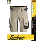 Snickers ALLROUNDWORK KHAKI strech slim fit prémium rövidnadrág - munkaruha