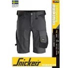 Snickers ALLROUNDWORK STEELGREY strech slim fit prémium rövidnadrág - munkaruha
