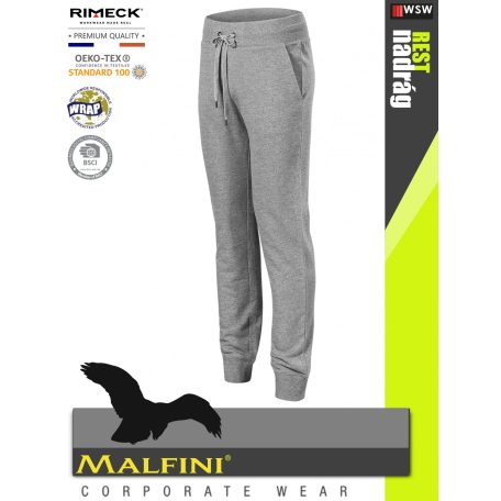 Malfini REST HEATHERGREY strech férfi szabadidő nadrág - munkaruha