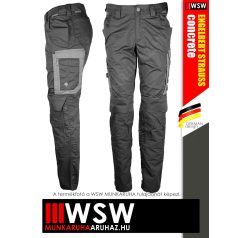   .Engelbert Strauss CONCRETE ANTHRACITE LIGHT elasztikus szakadásálló stretch munkanadrág - munkaruha