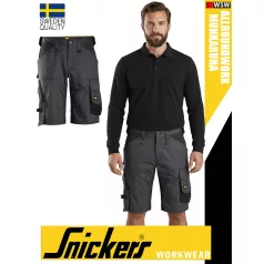   Snickers ALLROUNDWORK STEELGREY technikai kopásbiztos strech rövidnadrág - munkaruha