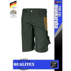 Qualitex PRO 245 ROYALBLACK  prémium technikai rövidnadrág - munkaruha