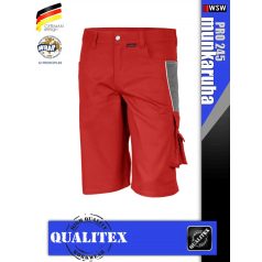 Qualitex PRO 245 BEIGEBLACK prémium technikai rövidnadrág - munkaruha