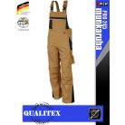 Qualitex PRO 245 BLACKBLACK prémium technikai kantáros nadrág - munkaruha