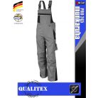 Qualitex PRO 245 BLACKGREY prémium technikai kantáros nadrág - munkaruha