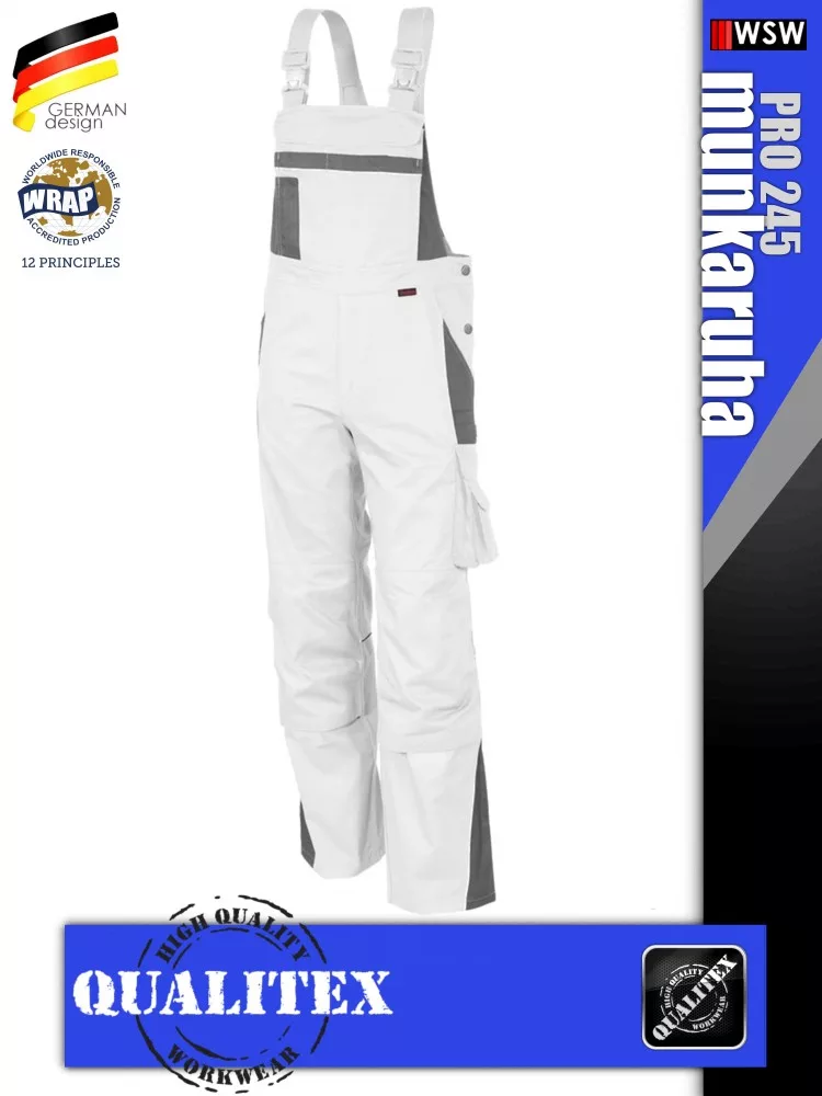Qualitex PRO 245 Prémium Technikai Kantáros Nadrág - Munkaru