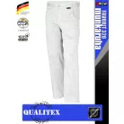 Qualitex FAVORIT 320 WHITE extra kopásálló pamut derék munkanadrág - munkaruha