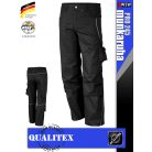 Qualitex PRO 245 BLACKBLACK prémium technikai deréknadrág - munkaruha