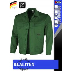   Qualitex COMFORT 300 GREEN prémium kevertszálas munkakabát - munkaruha
