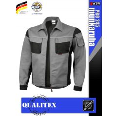Qualitex PRO 245 BLACKBLACK prémium technikai kabát - munkaruha