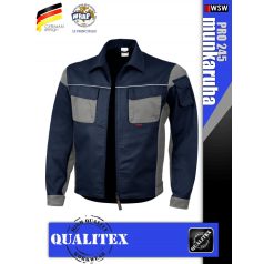   Qualitex PRO 245 NAVYGREY prémium technikai kabát - munkaruha