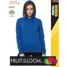  Fruit of the Loom HOODED ROYALBLUE pamutgazdag női kapucnis pulóver - 260g/m2