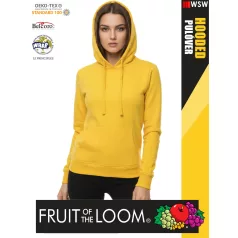    Fruit of the Loom HOODED SUNFLOWER pamutgazdag női kapucnis pulóver - 260g/m2