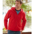 Fruit of the Loom HOODED JACKET férfi kardigán - pulóver