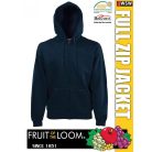 Fruit of the Loom HOODED JACKET férfi kardigán - pulóver