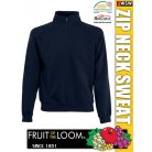 Fruit of the Loom ZIP NECK pulóver