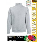 Fruit of the Loom ZIP NECK pulóver