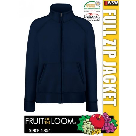 Fruit of the Loom Lady Fit SWEAT JACKET női kardigán - pulóver