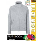 Fruit of the Loom Lady Fit SWEAT JACKET női kardigán - pulóver