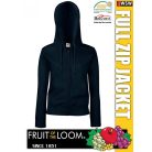 Fruit of the Loom Lady Fit HOODED JACKET kardigán - pulóver