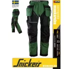 Snickers RUFFWORK FOREST canvas+ technikai pamutgazdag lengőzsebes deréknadrág - munkaruha