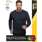 Fruit of the Loom HOODED DEEPNAVY pamutgazdag férfi környakas pulóver - 280g/m2