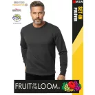 Fruit of the Loom HOODED LIGHTGRAPHITE pamutgazdag férfi környakas pulóver - 280g/m2