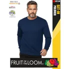 Fruit of the Loom HOODED NAVY pamutgazdag férfi környakas pulóver - 280g/m2